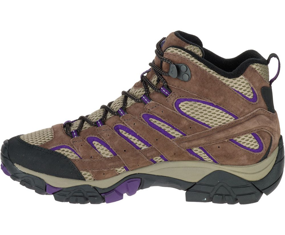 Merrell Støvler Dame - Moab 2 Mid Ventilator - Brune - NIS016248